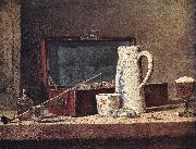 Still-Life with Pipe an Jug jean-Baptiste-Simeon Chardin